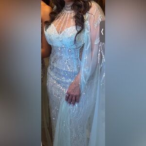 Custom Elegant Sequin Gown